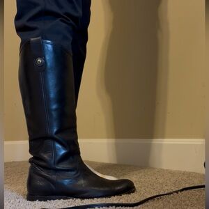 Frye leather black boots